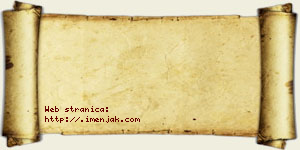 Desanka Jačović vizit kartica